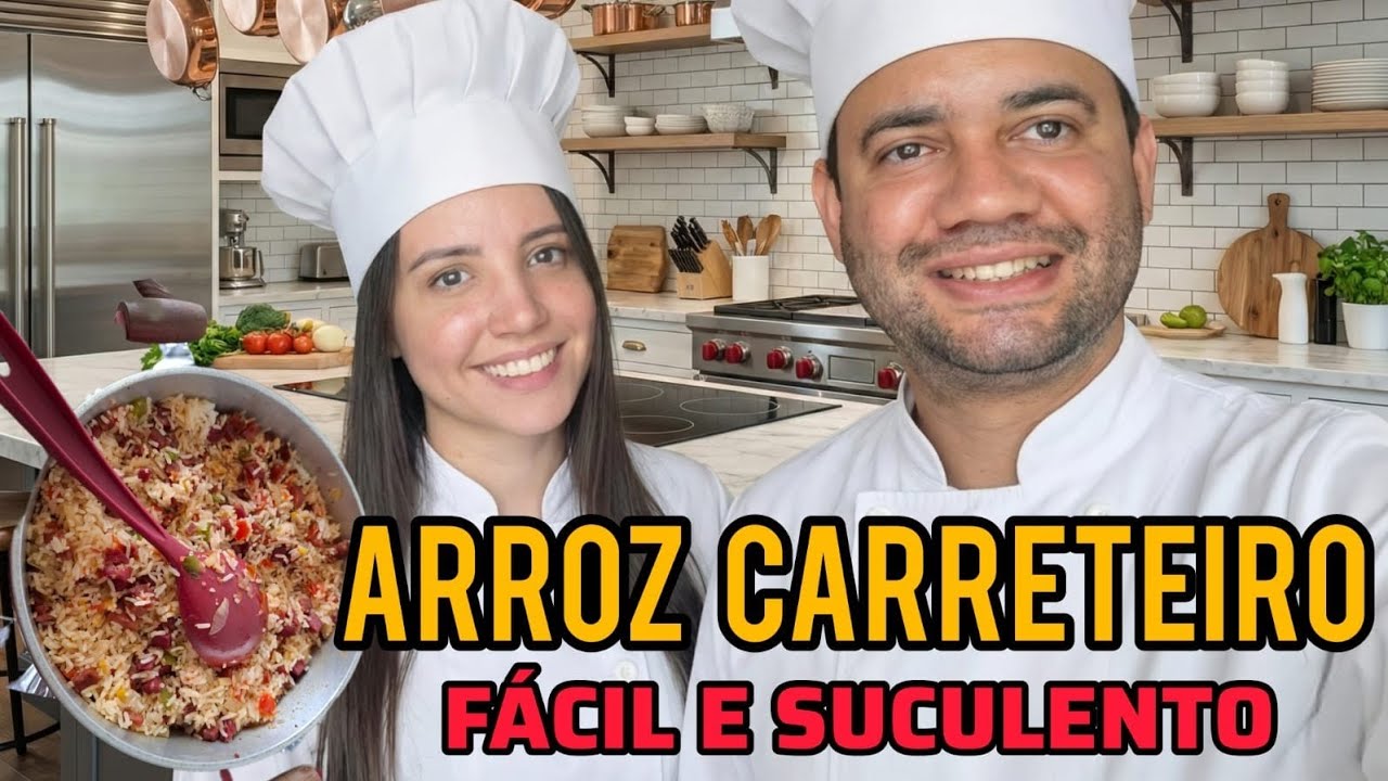 ARROZ CARRETEIRO - FÁCIL E SUCULENTO ❤️