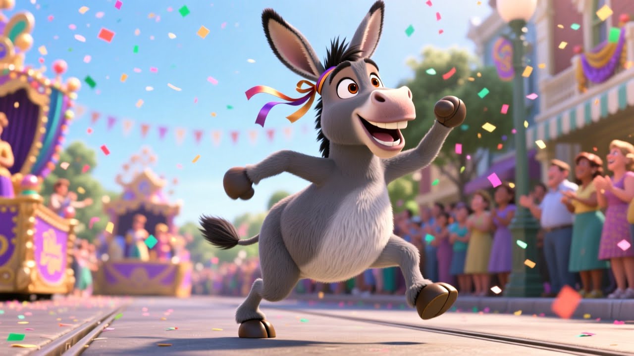 The Dancing Donkey Parade 🐴🎉 | Fun Kids Adventure | Preschool Learning Video