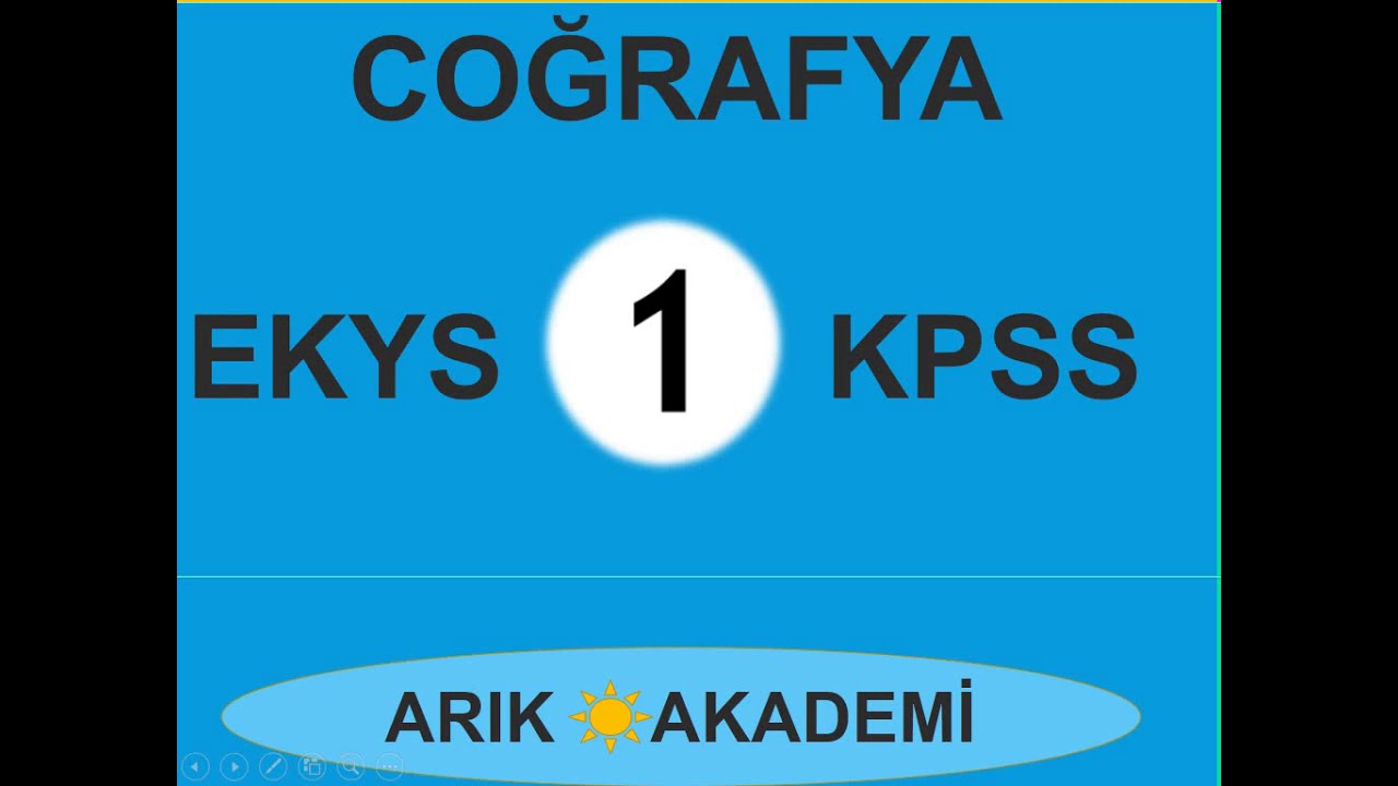 2020 COĞRAFYA DENEME 1 EKYS-  KPSS