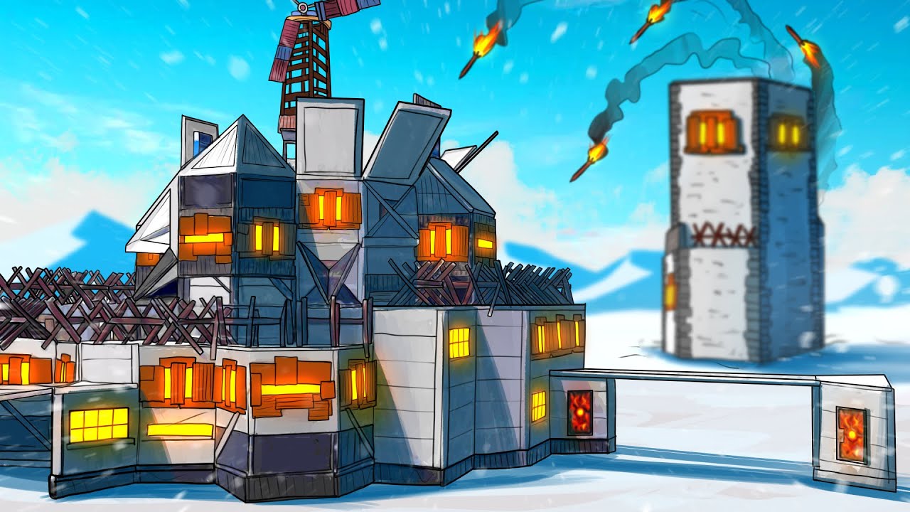 I Built the Greatest SOLO China-Wall fortress in Vanilla Rust&hellip;