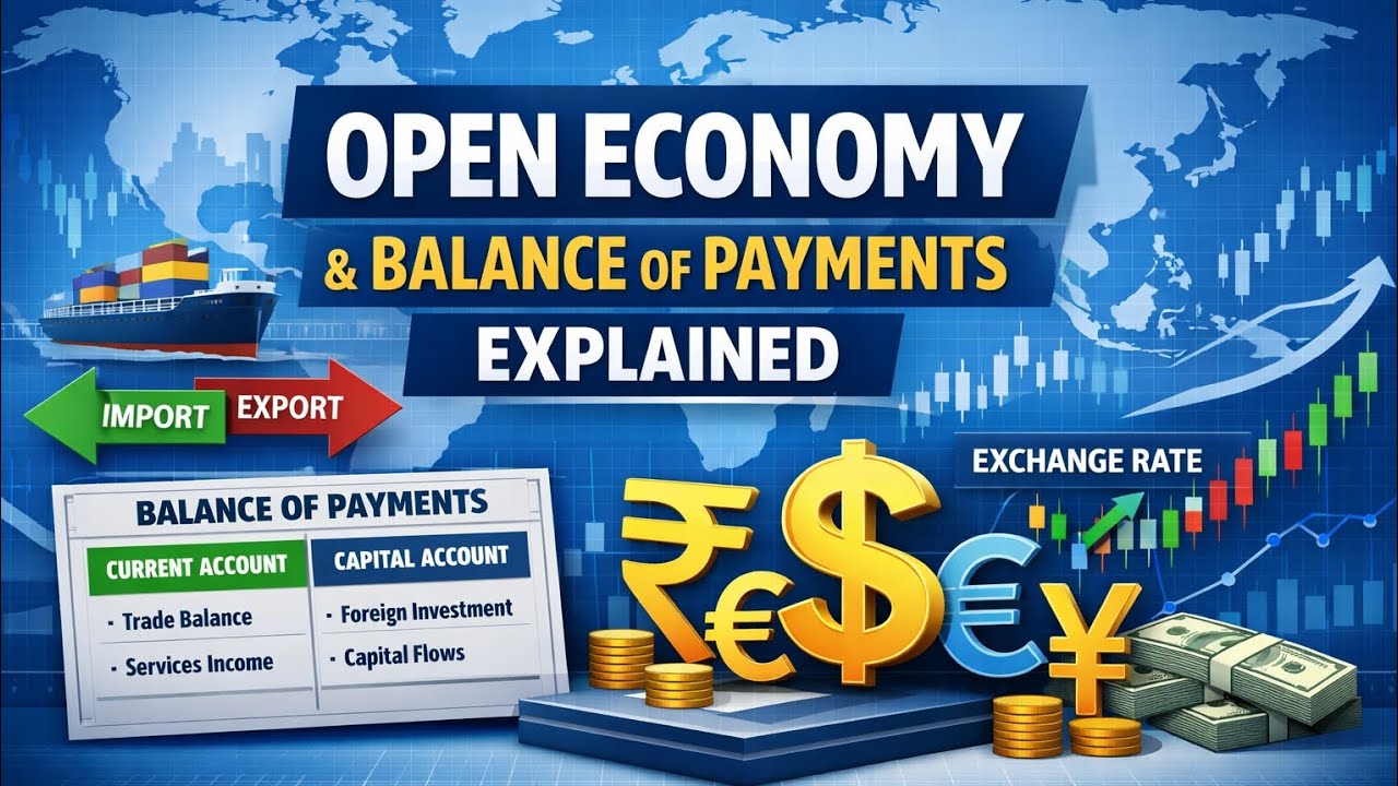 Open Economy क्या है? | Balance of Payments (BOP) Explained in Hindi |