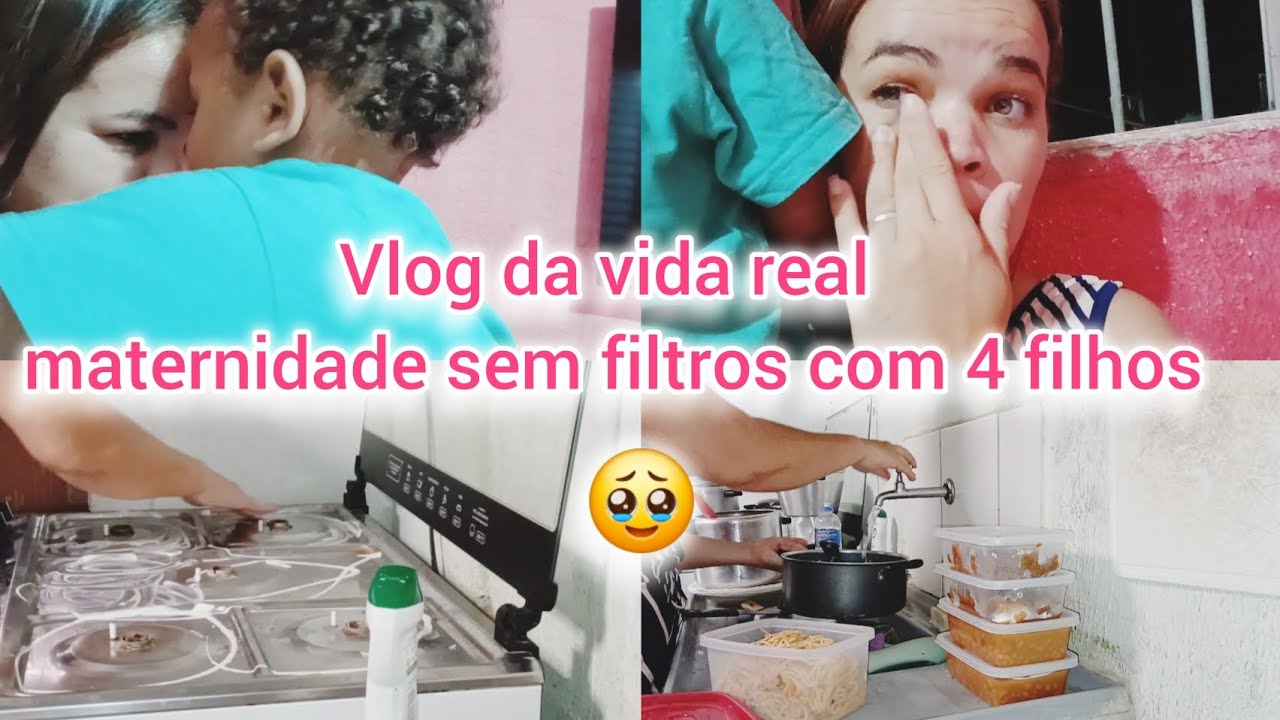 MINHA ROTINA REAL COM 4 FILHOS / MATERNIDADE SEM FILTROS 