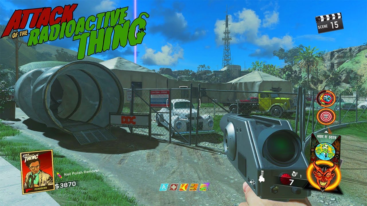 ATTACK OF THE RADIOACTIVE THING - FULL EASTER EGG GAMEPLAY WALKTHROUGH!  (Infinite Warfare Zombies)
