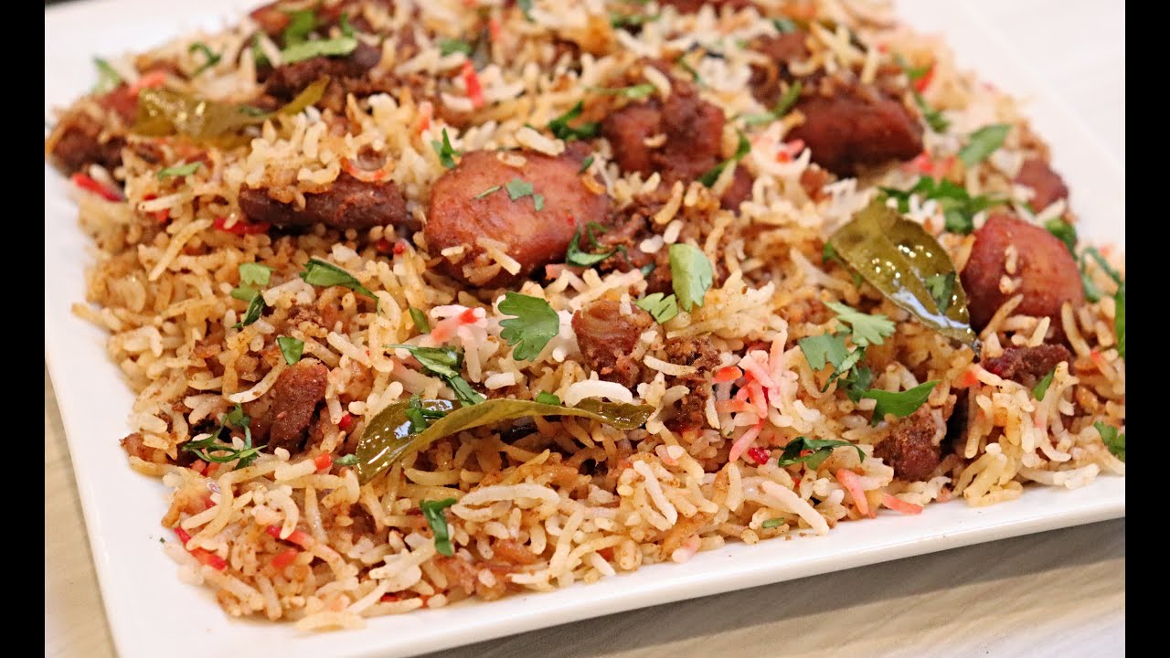 Chicken 65 Biryani Recipe