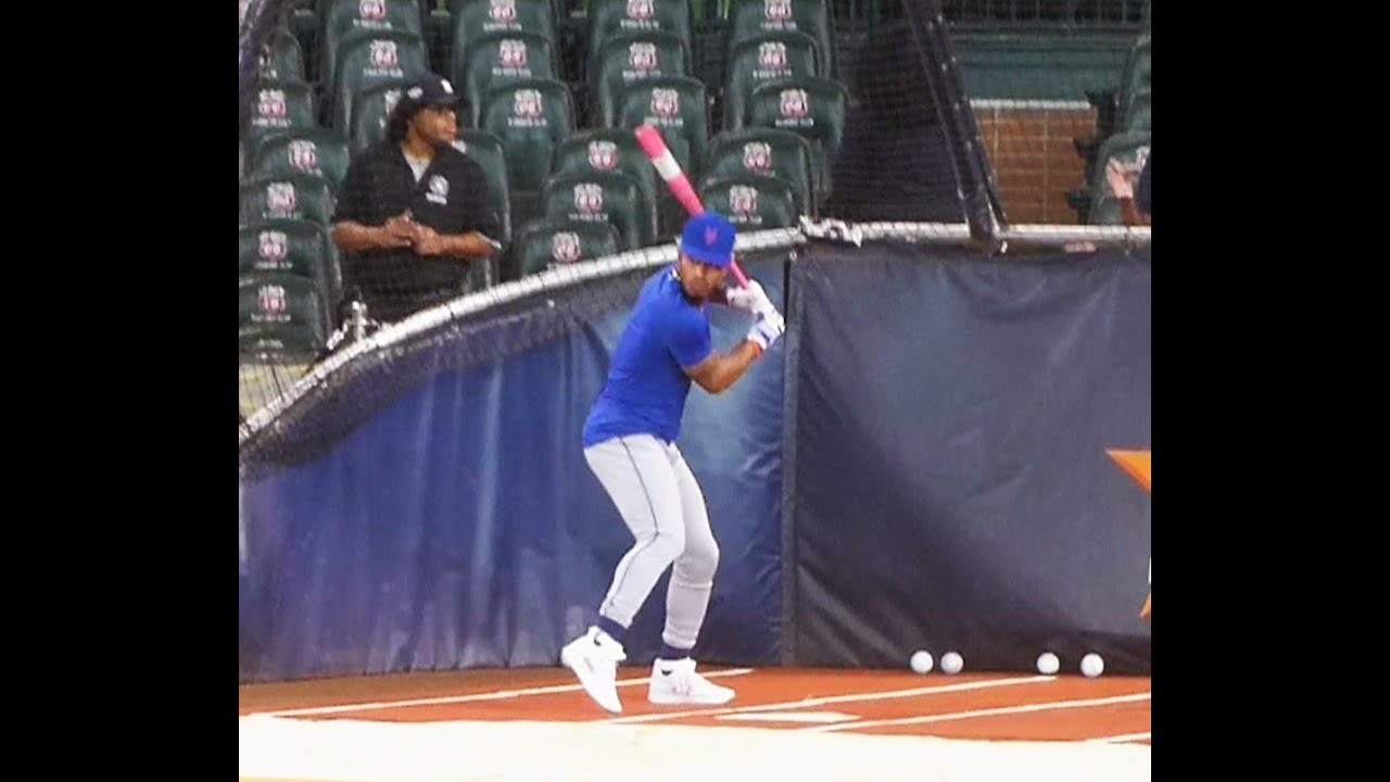 Francisco Lindor...batting practice...Mets vs. Astros...6/21/22