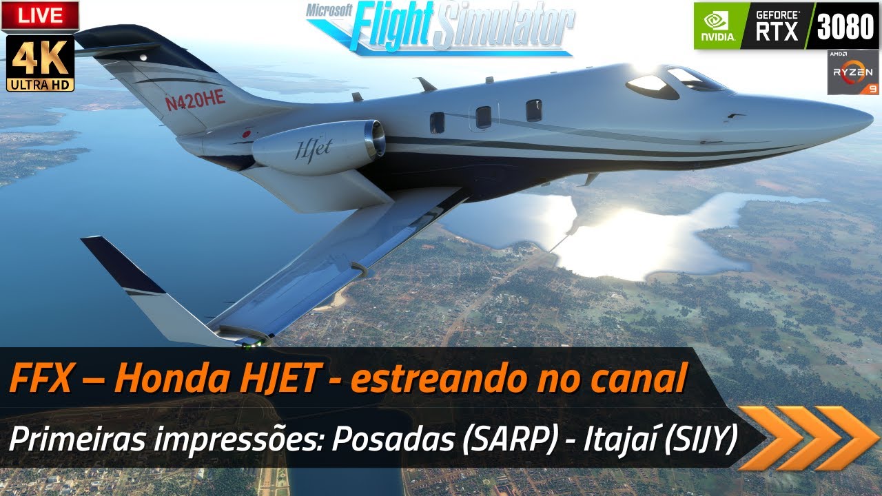 🔴 MSFS [4K] - Estreia do FFX HONDA HJET no canal / primeiras impressões