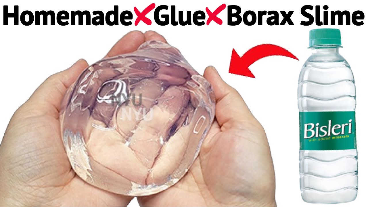 How to make Water and Sugar Slime at home Without Glue Borax and Activator/Making Water Slime/ASMR