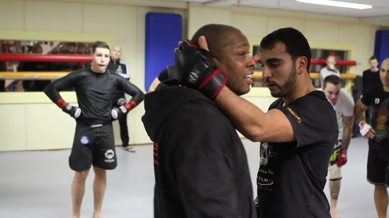 MMA Clinic Stand up basics, punching, clinching and Kneeing. by Ivan Hippolyte, Vos Gym, Amsterdam.