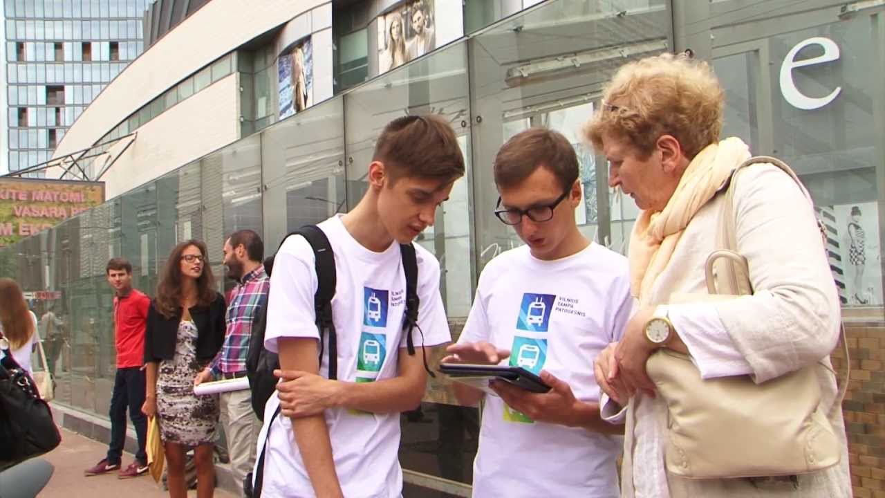 Vilnius video. Naujosios viešojo transporto sistemos pristatymas
