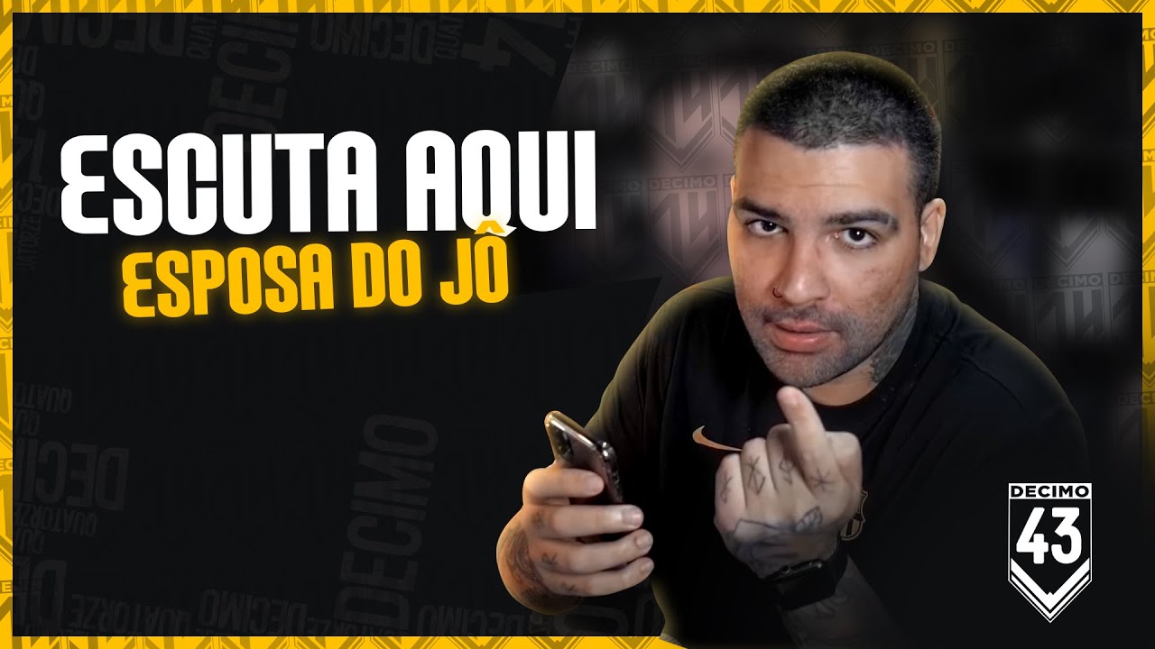 ESPOSA DO ATACANTE JÔ, ESCUTE AQUI, RESPEITA A TORCIDA!!