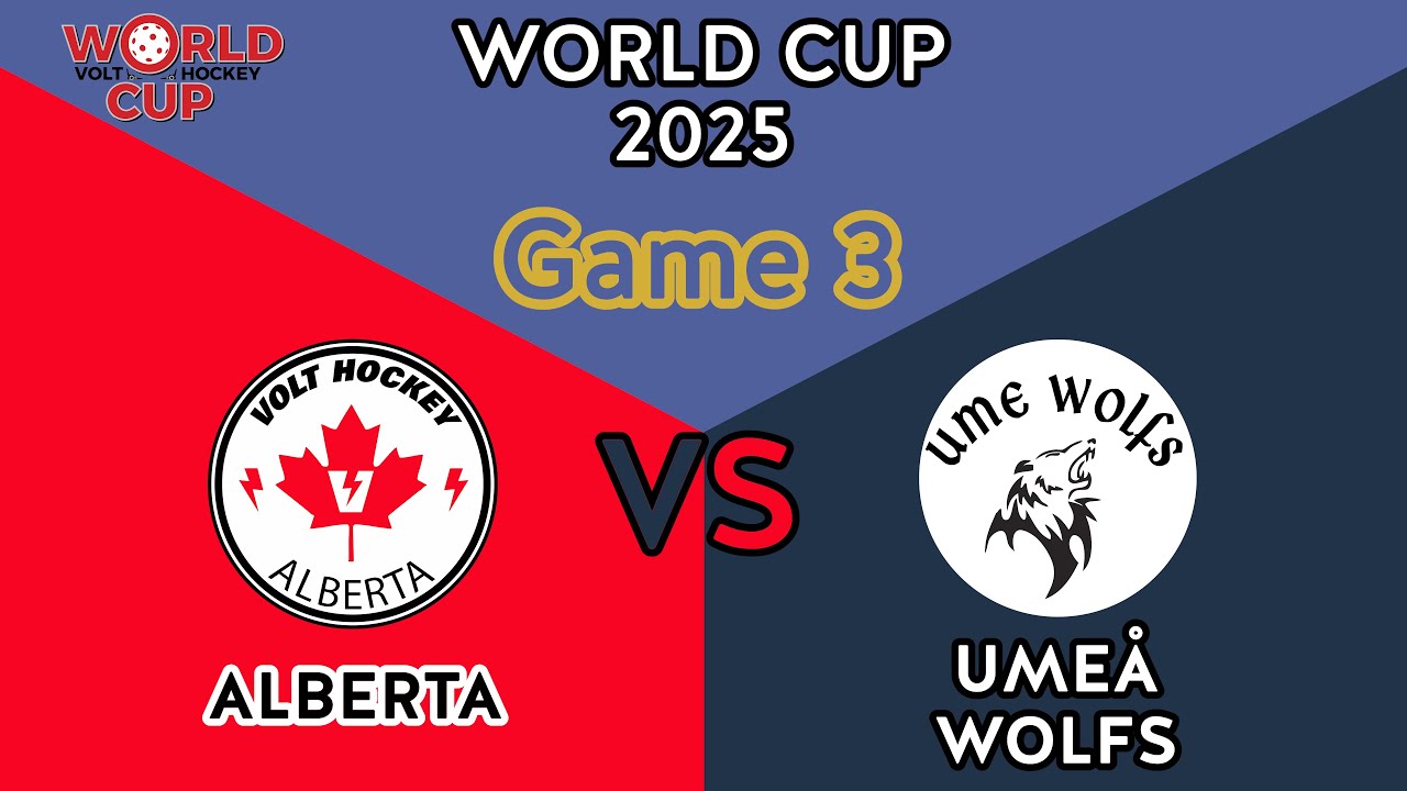 WC25: 🇨🇦 D1 Game 3 | Alberta vs Ume&aring; | Volt Hockey