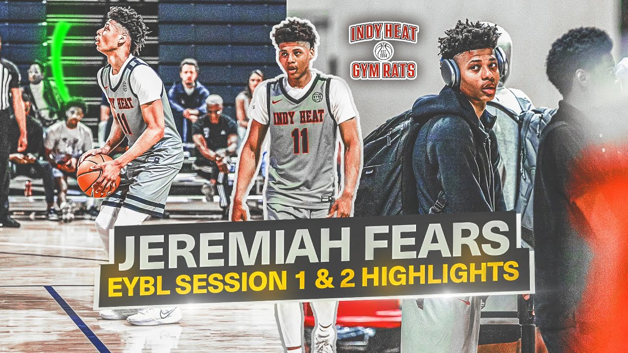 5⭐️ Top 2025 PG Jeremiah Fears Was Looking Like Kyrie Irving EYBL Sessions 1 & 2 for Indy Heat 👀🔥
