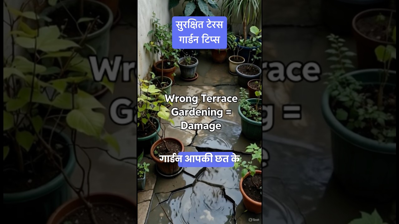 Wrong Terrace Garden Design 