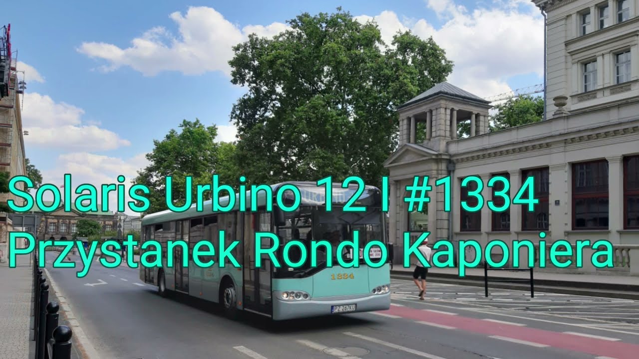 Solaris Bolechowo-Osiedle(MPK Poznań) - Linia 100 - Solaris Urbino 12 I #1334