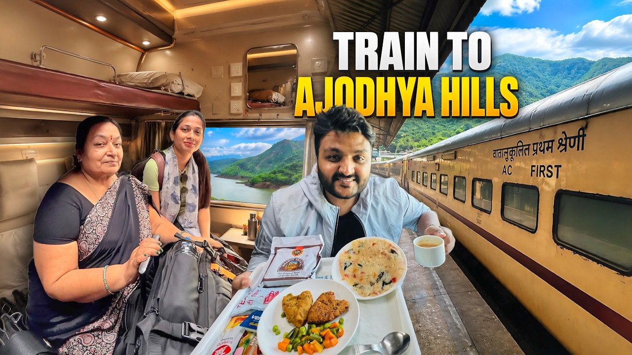 Howrah to Ajodhya Hills in FIRST AC || 18011 Chakradharpur Express Unique Journey Experience 😨