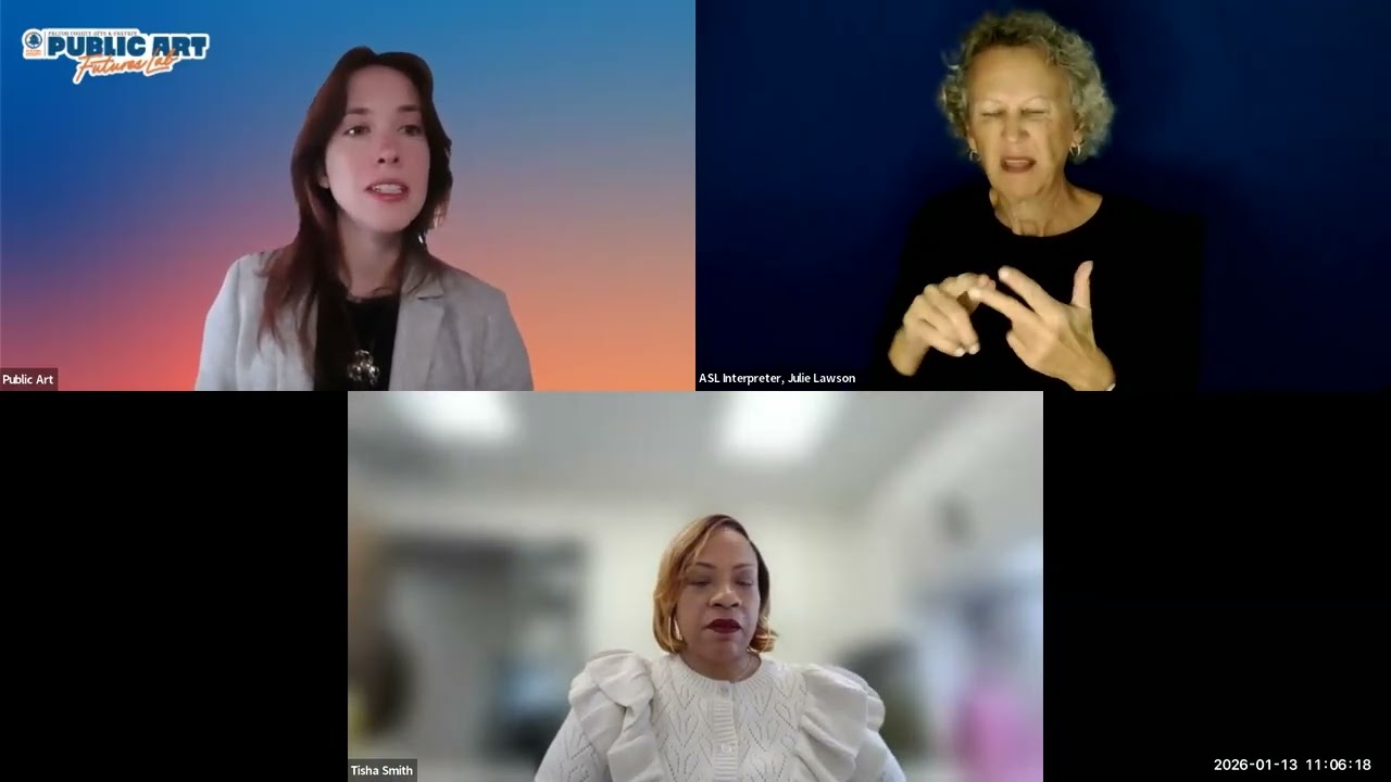 Virtual Info Session Recording: 2026 Public Art Futures Lab Artists-in-Residence