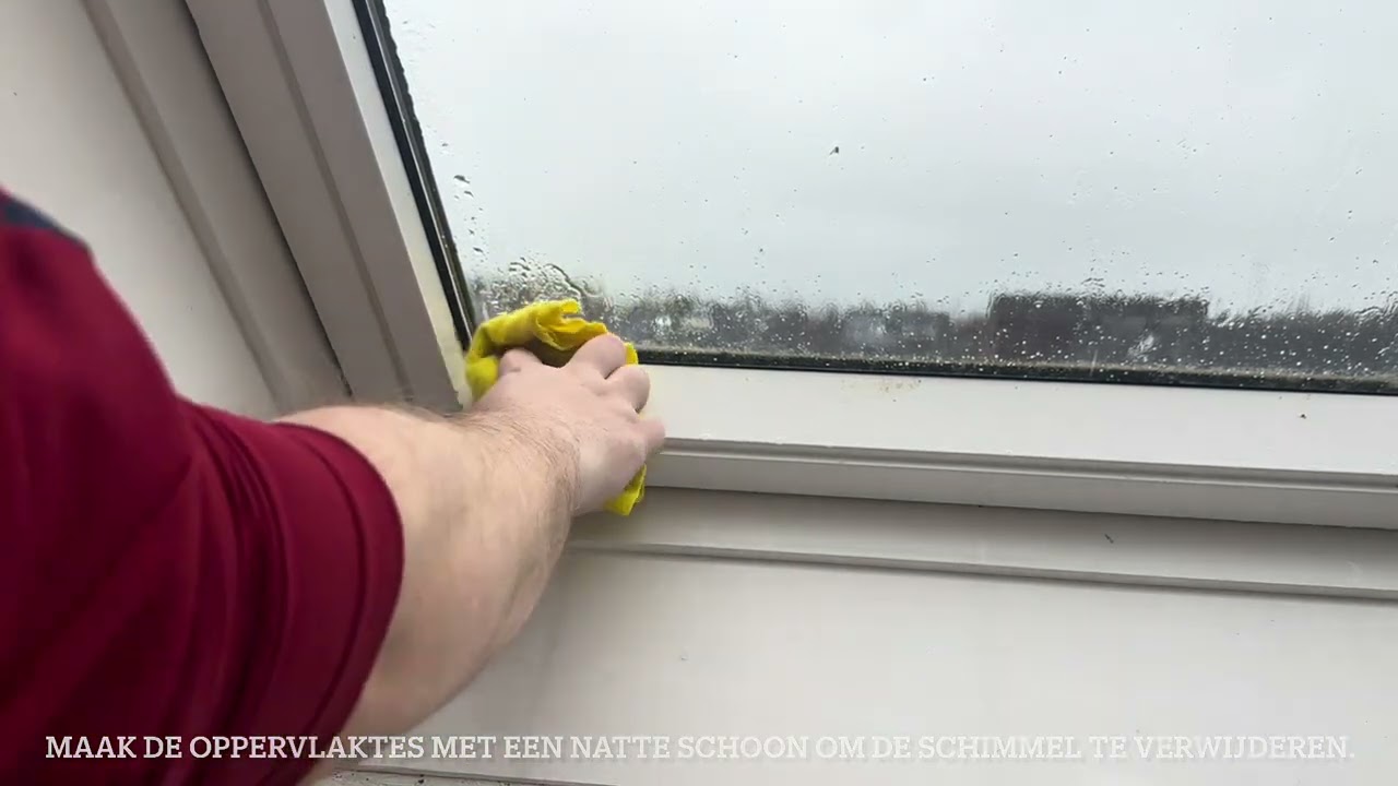 Verwijderen schimmel kit en ramen