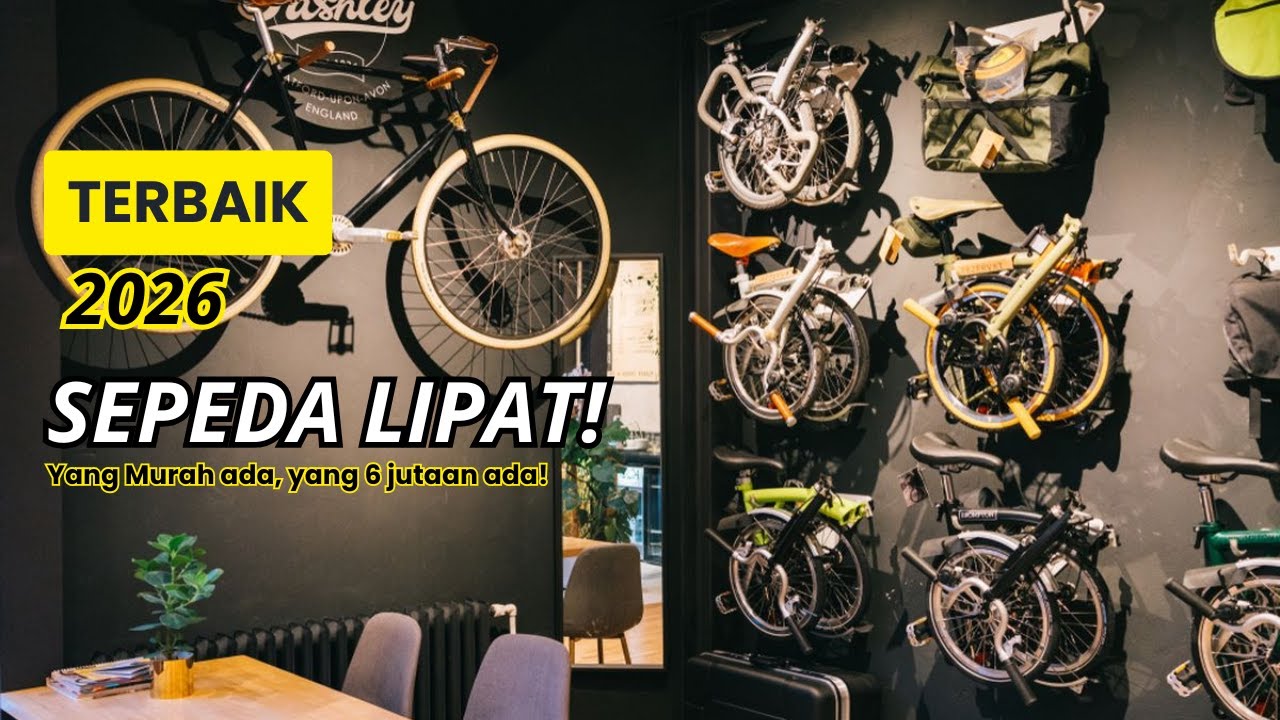 5 Sepeda Lipat Terbaik 2026: Paling Worth It Buat Hobi!