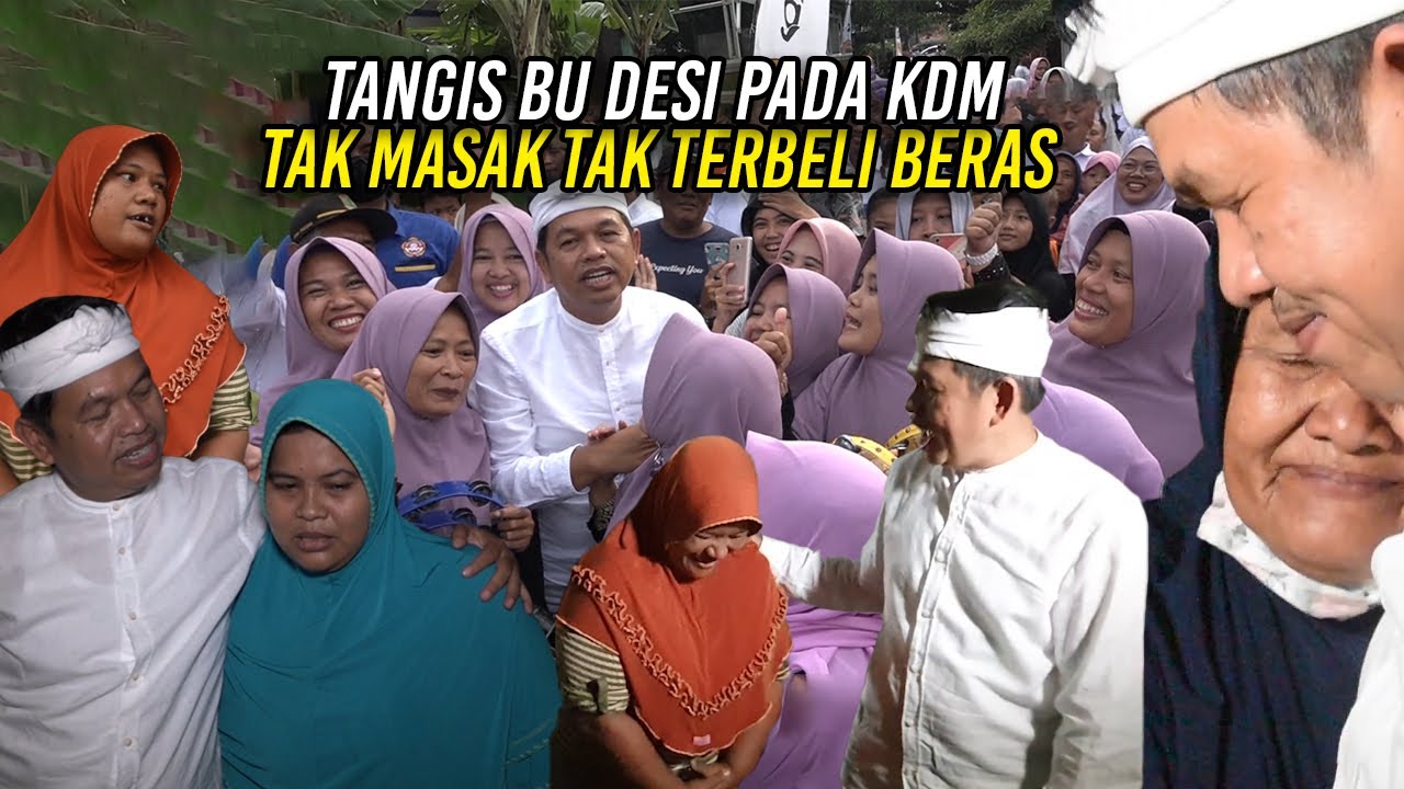 DISERBU EMAK2 DI KARAWANG | KELILING DAPUR WARGA-SEORANG IBU MENANGIS BLM MASAK TAK PUNYA BERAS