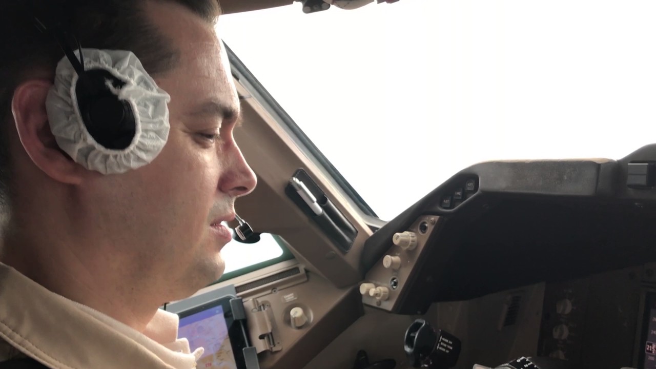 Заход и посадка в Сиэттле / Approach and landing at Seattle