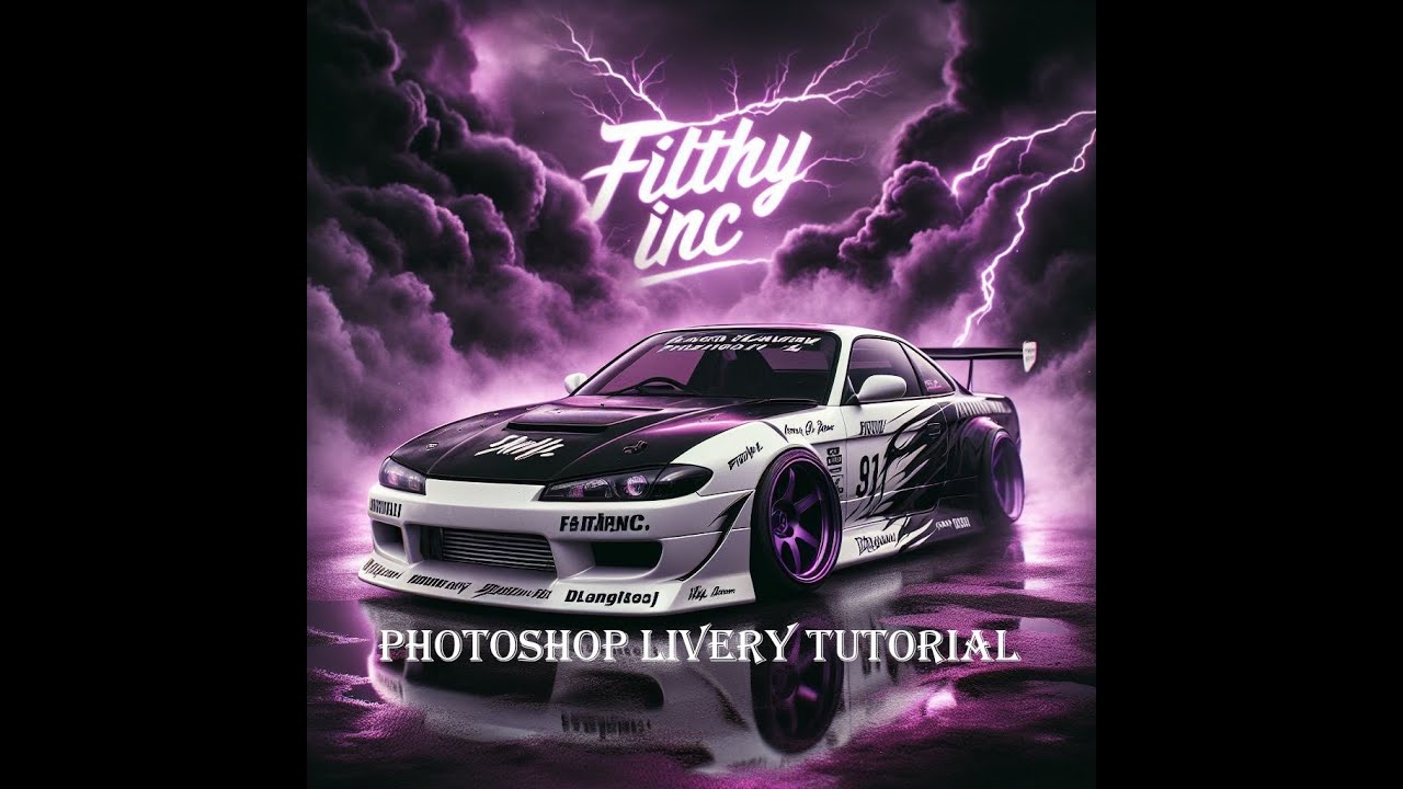 CarX Drift Racing Online || Photoshop Livery Tutorial