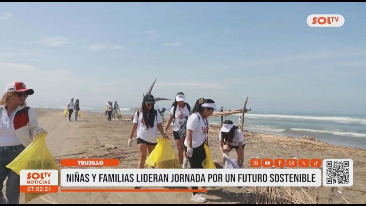 Huanchaco: limpieza de playas impulsa futuro sostenible