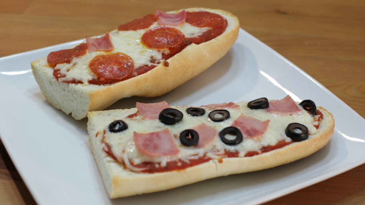 How to make French Bread Pizza | Easy homemade french bread pizza recipe