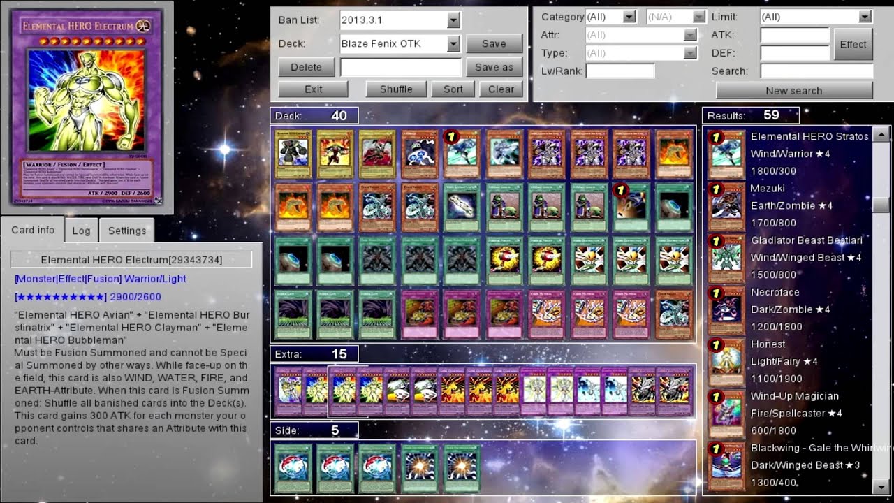 Blaze Fenix Otk ftk deck profiles