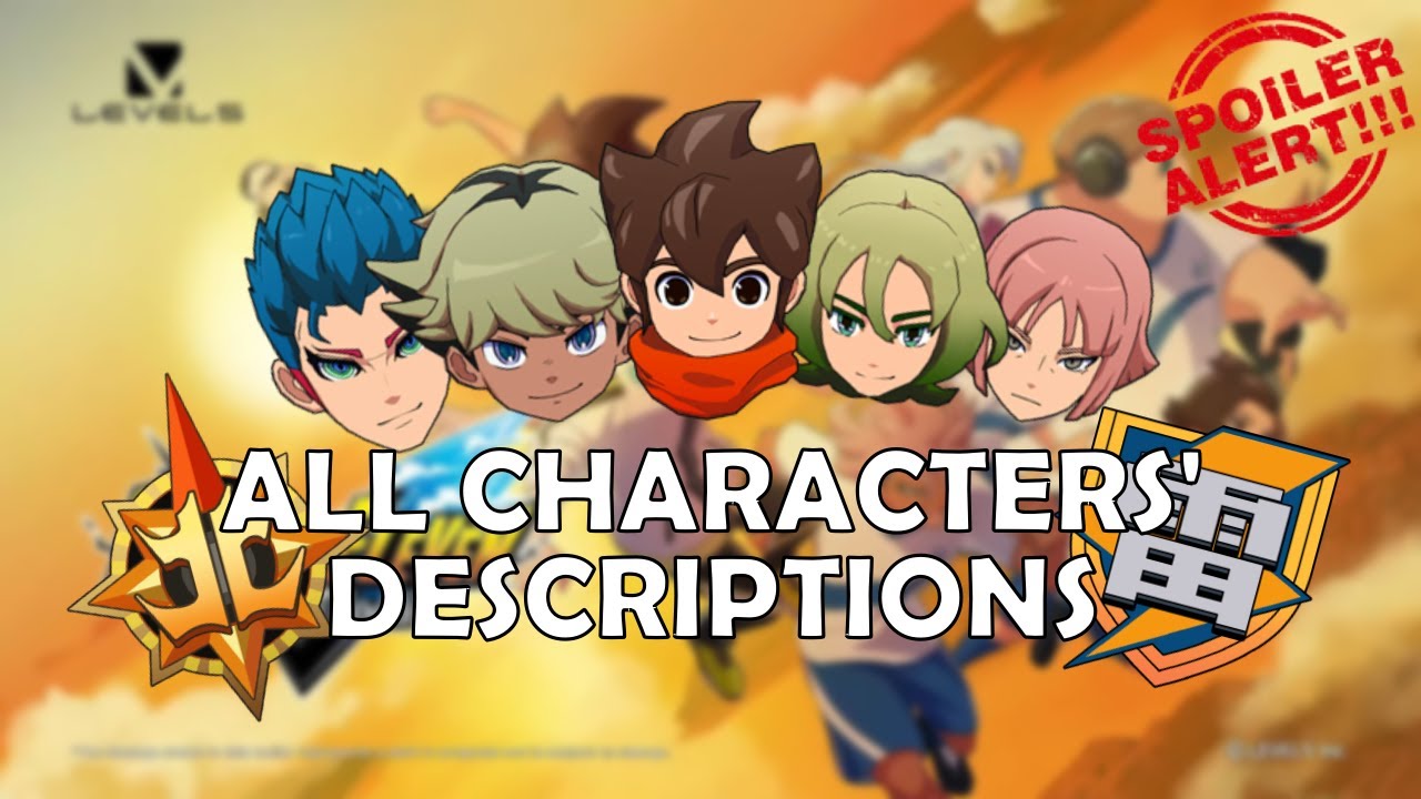 Description of ALL RAIMON and NORTHBRIGHT players from Inazuma Eleven Victory Road