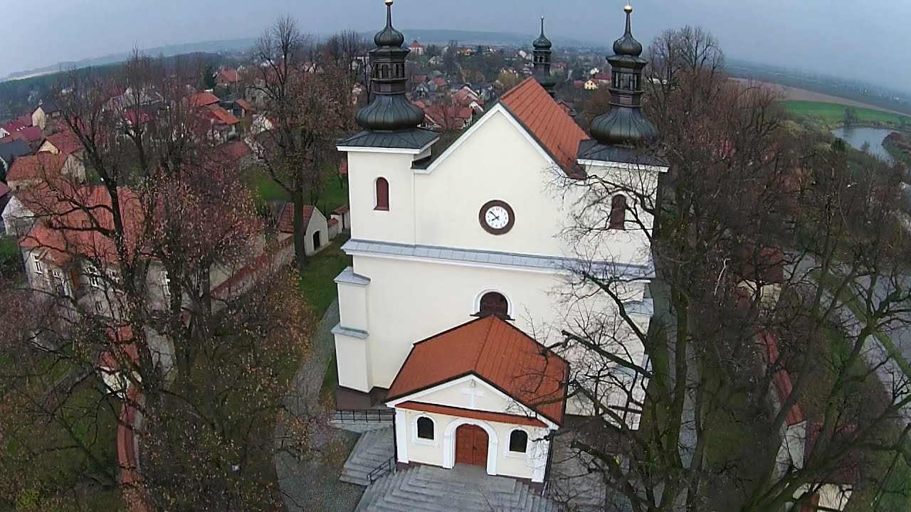 Z lotu ptaka: Czernichów, powiat Kraków, Małopolska
