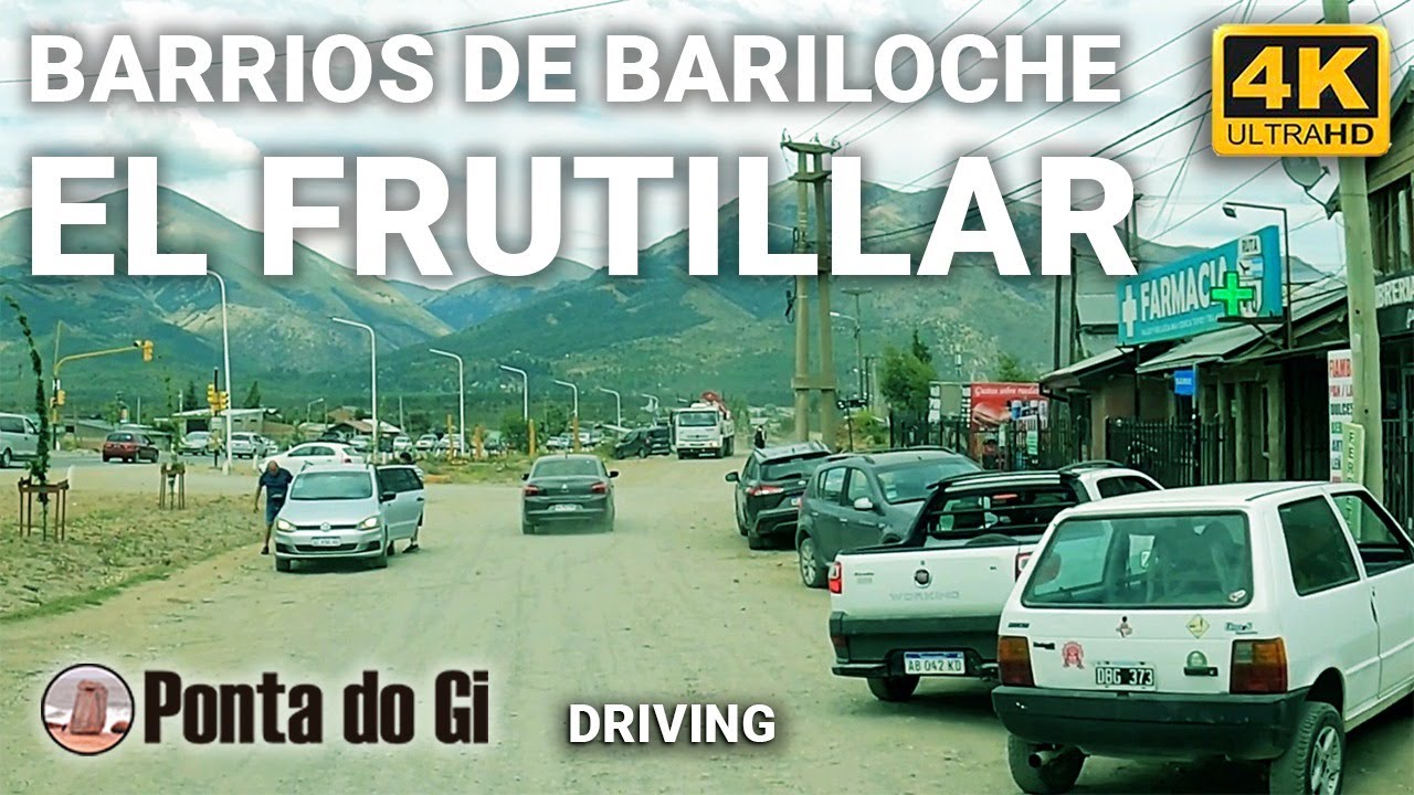 [4K] Barrio EL FRUTILLAR [así está hoy] #driving tour virtual 2023 - Bariloche - RÍO NEGRO ARGENTINA