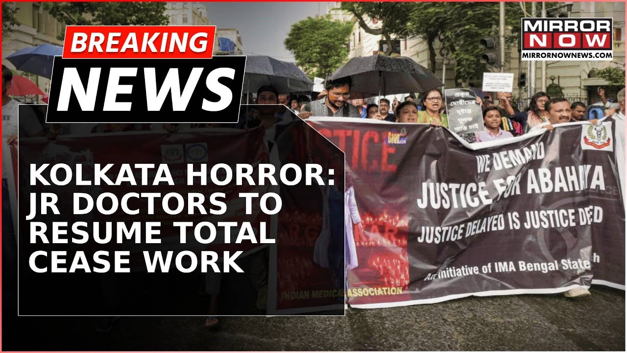 RG Kar Horror | West Bengal Jr Docs' Front Demands Action From Govt | Cease Work Protest To Continue