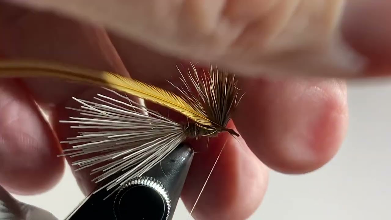 Tying the Metolius Caddis dry fly.