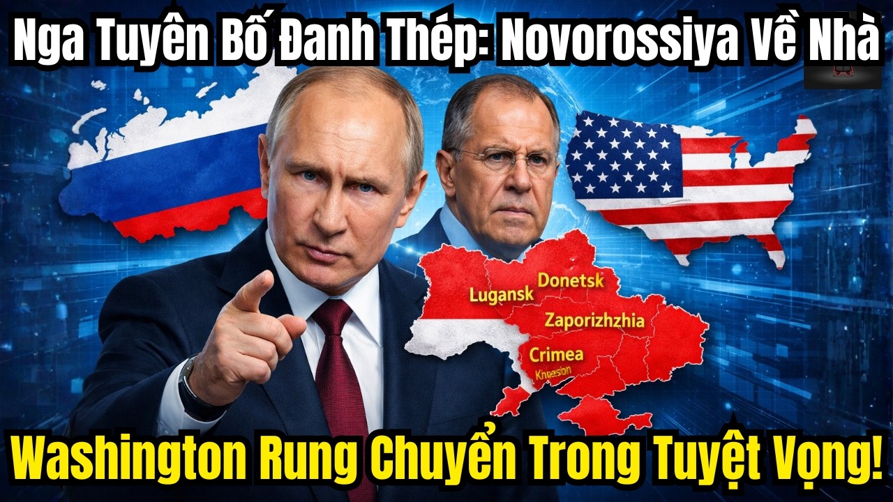 Nga Tuyên Bố Đanh Thép: Novorossiya Về Nhà – Washington Rung Chuyển Trong Tuyệt Vọng!