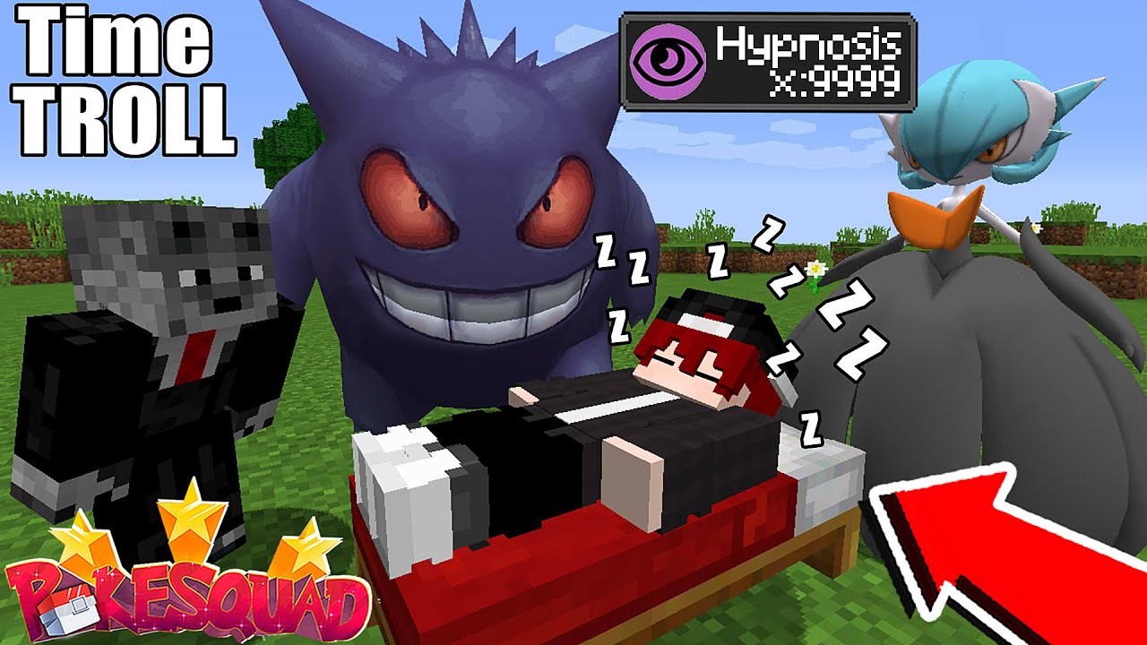Meu Amigo me BANIU da PokeSquad Por Criar o Time Pokémon MAIS TROLL no Minecraft