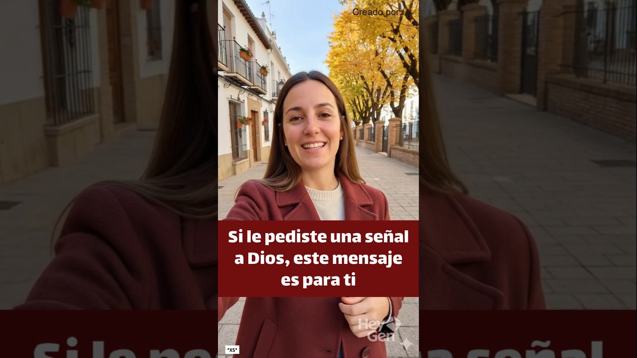 Si le pediste una señal a Dios, este mensaje es para ti