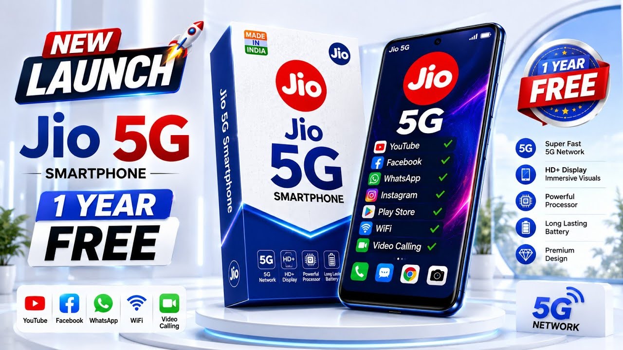 Jio 5G Mobile 2026⚡Jio Phone 3 unboxing⚡Jio 5G Smartphone 2026⚡Jio Phone Next unboxing
