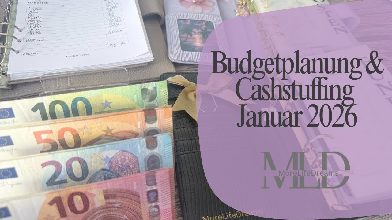 Januar 2026 Budgetplanung & Cashstuffing 💸| Umschlagmethode #budgetieren 