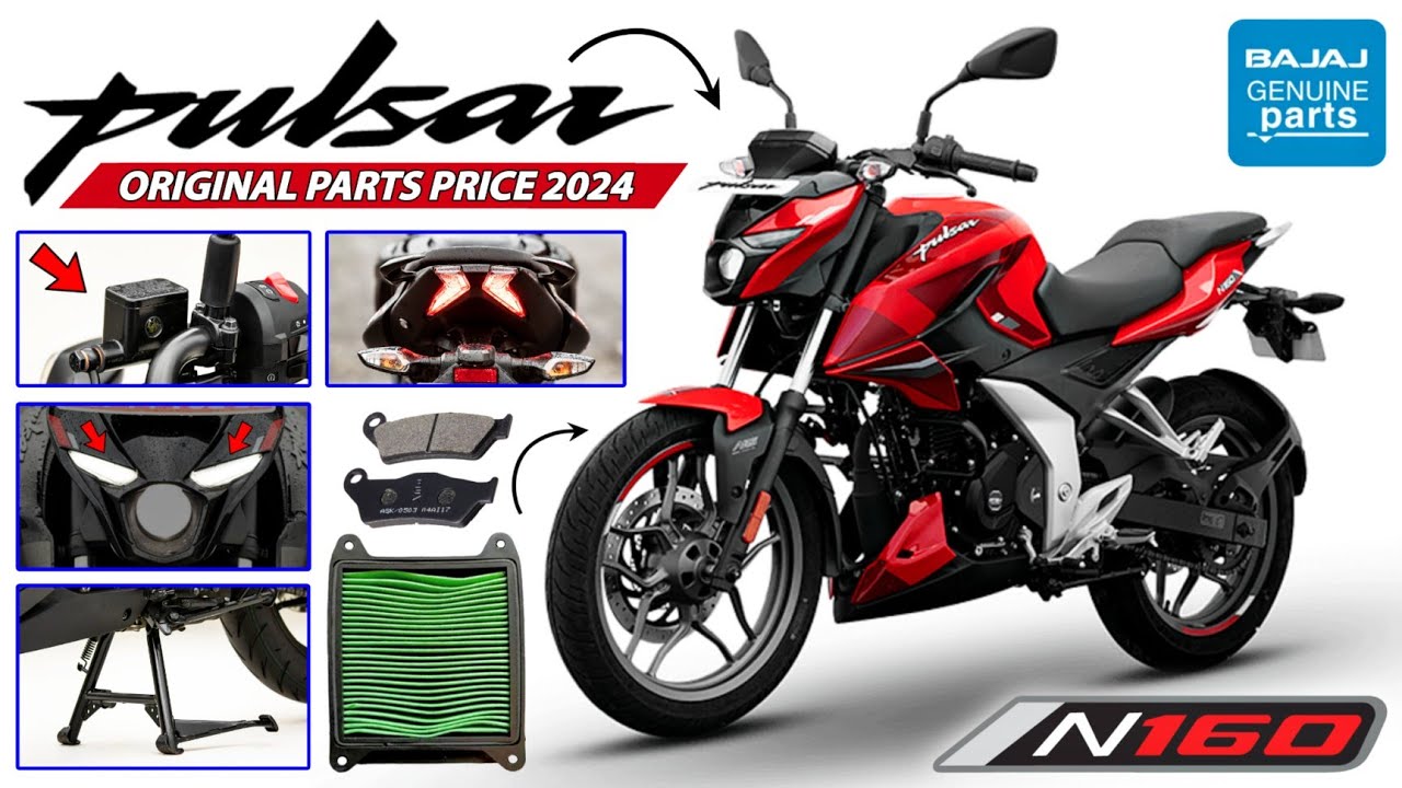 Bajaj Pulsar N160 Spare Parts Price List ❤️ | Bajaj Genuine Parts Price 2024 | 🚚🇮🇳 +91 98932 35053
