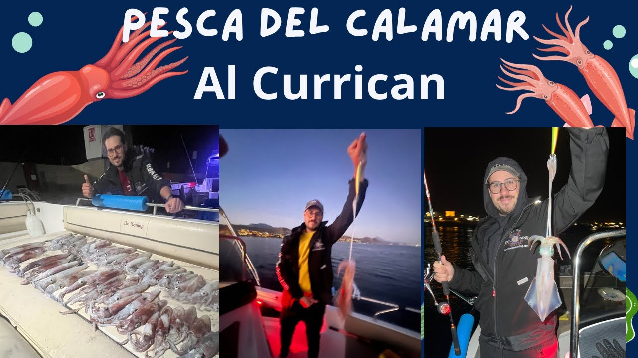 Pesca de Calamares a Currican