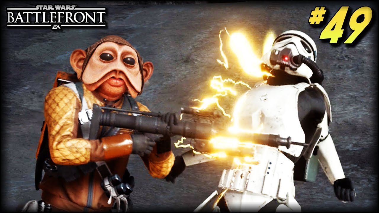 Star Wars Battlefront - Funny Moments #49 (Electrocution Fails!)