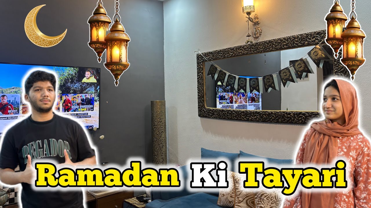 Ramadan ki tayari kar li😍 | Decoration bhi ki🫶🏻 | Frozen food for Ramadan | Inaya’s World