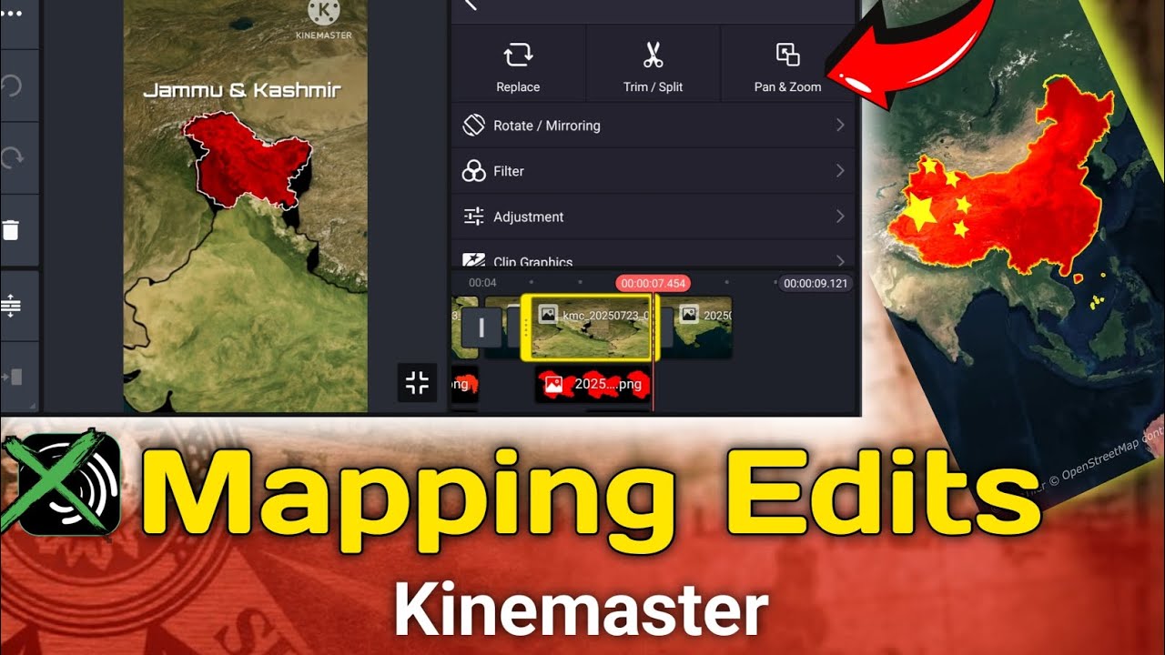 How to Make Mapping Edits | How to make Map Animation - like Me 