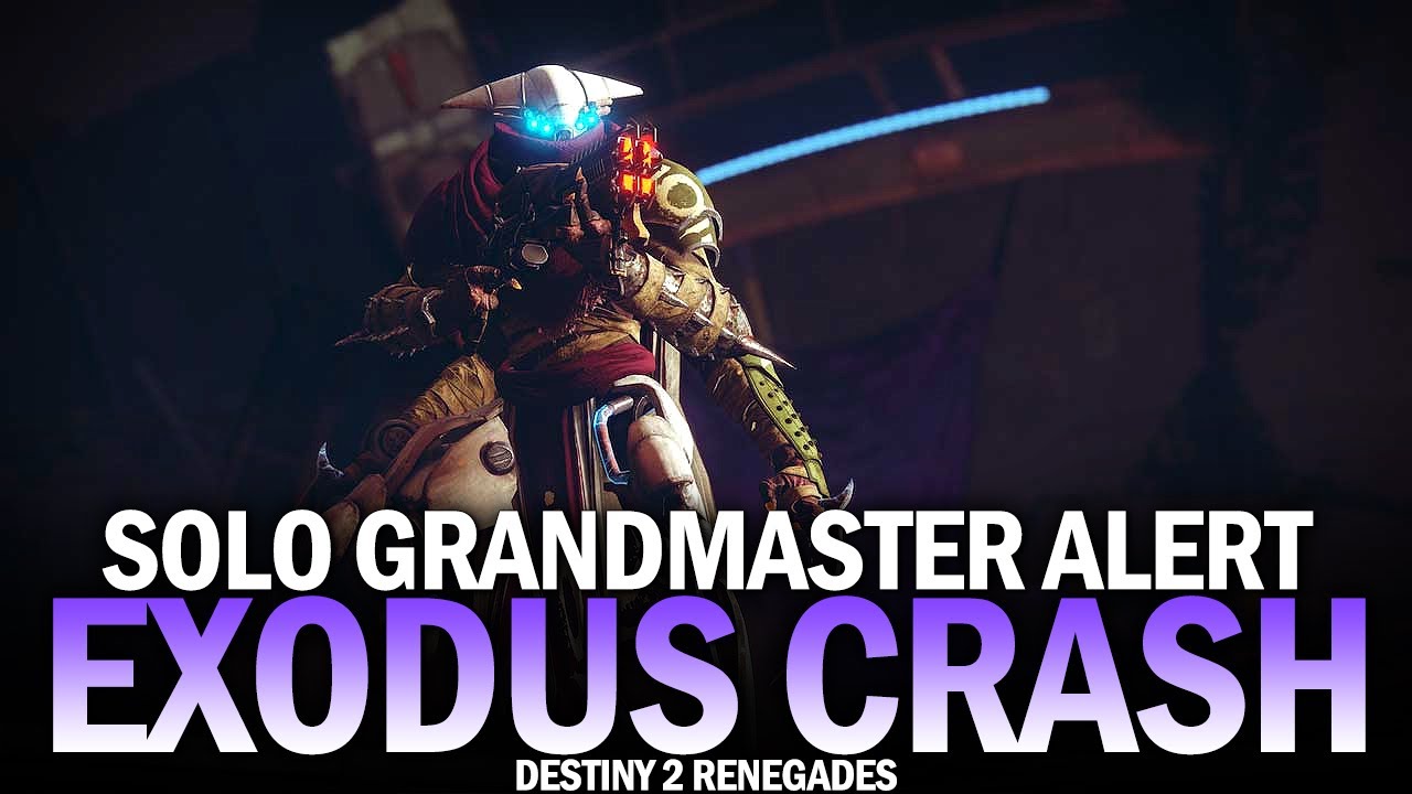 Solo Flawless Grandmaster Alert Exodus Crash (Titan) [Destiny 2 Renegades]