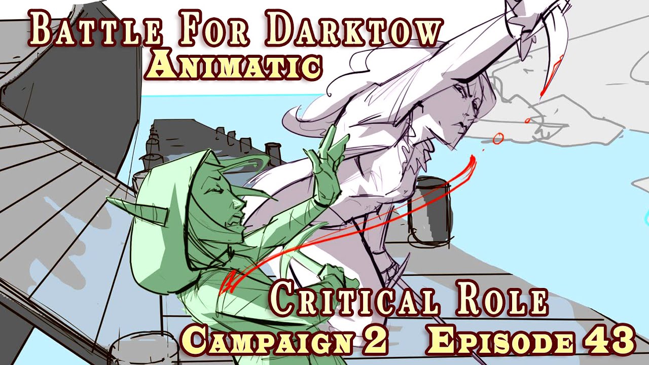 Battle For Darktow- Critical Role C2 E43 animatic