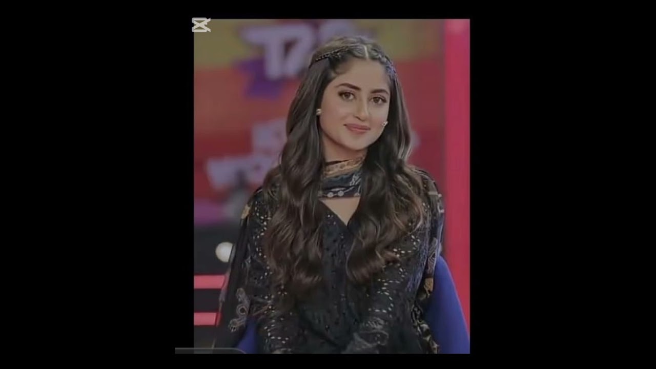 Pakistani actress in black dress 