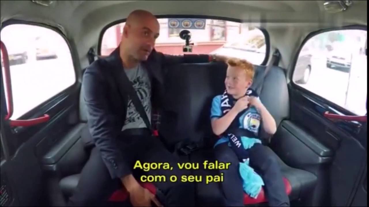 Pep guardiola surpreende Met Braydon f&atilde; mirim do Man City - Gandula Mitagens