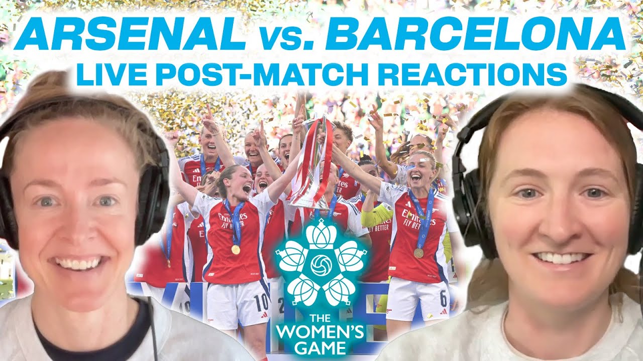 Arsenal vs Barcelona UWCL Final LIVE Reactions with Stars Sam Mewis & Becky Sauerbrunn