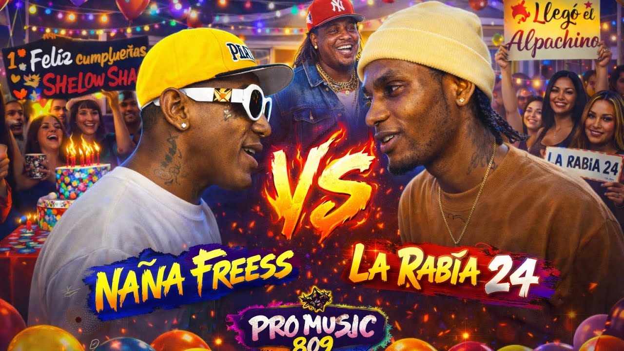 &Ntilde;A&Ntilde;A FREESS 🆚 LA RABIA 24 | Batalla SORPRESA en el cumplea&ntilde;os de SHELOW SHAQ 🔥🇩🇴