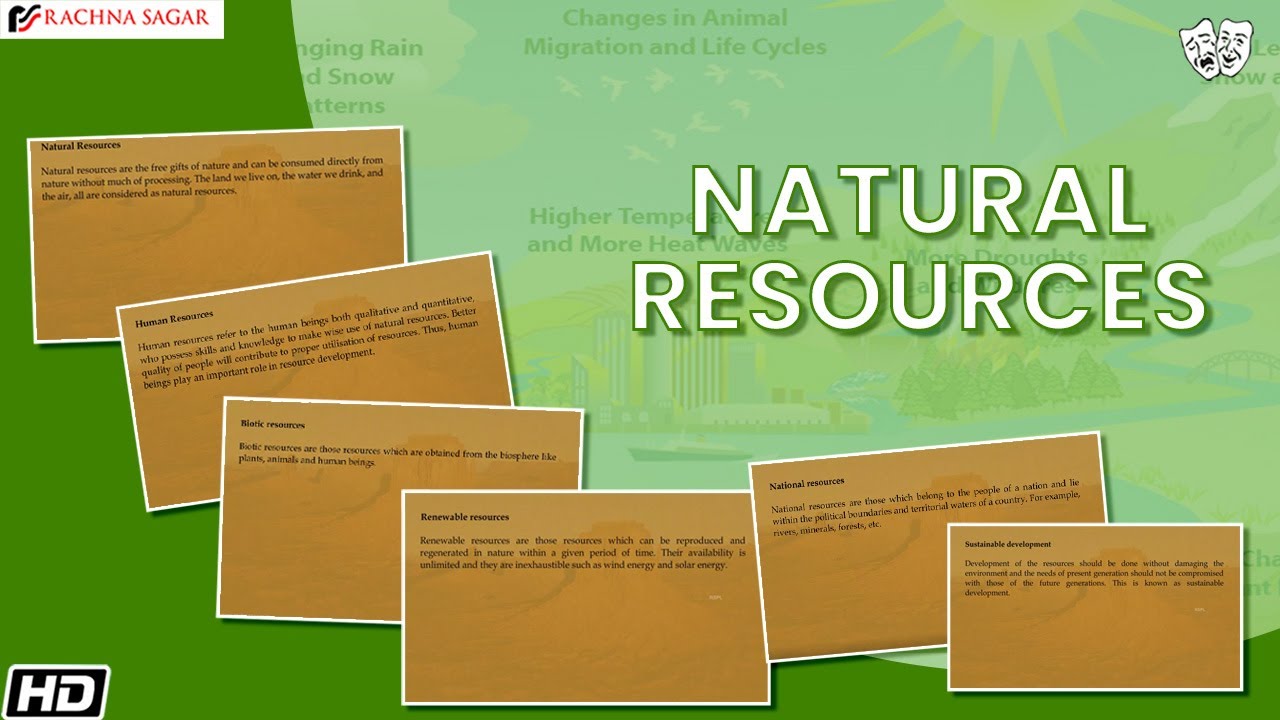 Natural Resources | Be an Explorer class 4 | Rachna Sagar
